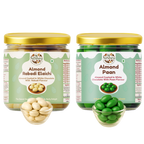NiShru Almond Paan & Almond Rabadi Elaichi – Premium Chocolate-Coated Flavoured Almonds Sweet Snack Combo | Festive Dry Fruit Gift Pack | 150g × 2 (300g Total)