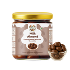 NISHRU Chocolate Almond | Roasted Almonds Coated in Smooth Creamy Milk Chocolates | Crunchy & Rich Sweet Treat | Perfect for Gifting, Snacking & Dessert | Chocolates Nuts