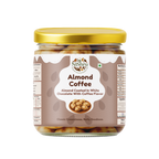 NISHRU Almond Coffee | Roasted Almonds Coated in White Chocolate | Crunchy, Aromatic & Gourmet Snack | Ideal for Gifting & Coffee Lovers