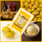 NiShru Almond Kesar Kulfi & Cashew Kesar Kulfi – Premium Chocolate-Coated Kesar Kulfi Flavoured Dry Fruit Sweet Snack Combo | Festive Gift Pack | 150g × 2 (300g Total)