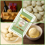 NiShru Almond Rabadi Elaichi – Chocolate Coated Almonds | Creamy Rabadi & Elaichi Flavoured Sweet Nut Snack