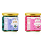 NiShru Blueberry & Strawberry Dragees – Premium Chocolate-Coated Almond Dragees Combo | Sweet Crunchy Dry Fruit Gift Snack Pack | 150g × 2 (300g Total)