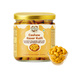 NiShru Cashew Kesar Kulfi – Chocolate Coated Premium Cashews | Rich Kulfi & Kesar Flavour Sweet Nut Snack