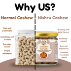 NiShru Cashew Turkish – Chocolate-Coated Premium Roasted Cashews | Exotic Turkish Flavour | Gourmet Crunchy Nut Snack