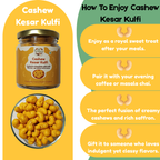 NiShru Cashew Kesar Kulfi – Chocolate Coated Premium Cashews | Rich Kulfi & Kesar Flavour Sweet Nut Snack