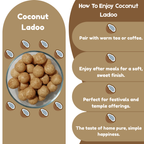 NiShru Coconut Ladoo – Premium Chocolate-Coated Coconut Balls | Rich Creamy Filling | Festive Sweet Snack