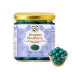 NiShru Dragees Blueberry – Chocolate Coated Blueberry Balls | Sweet Crunchy Dragee Snack | Premium Gift Treat