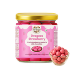 NISHRU Dragees Strawberry – Dried Strawberries Coated in Milk & White Chocolate | Sweet, Fruity & Creamy Chocolate Dragees | Gifting & Snacking Treat