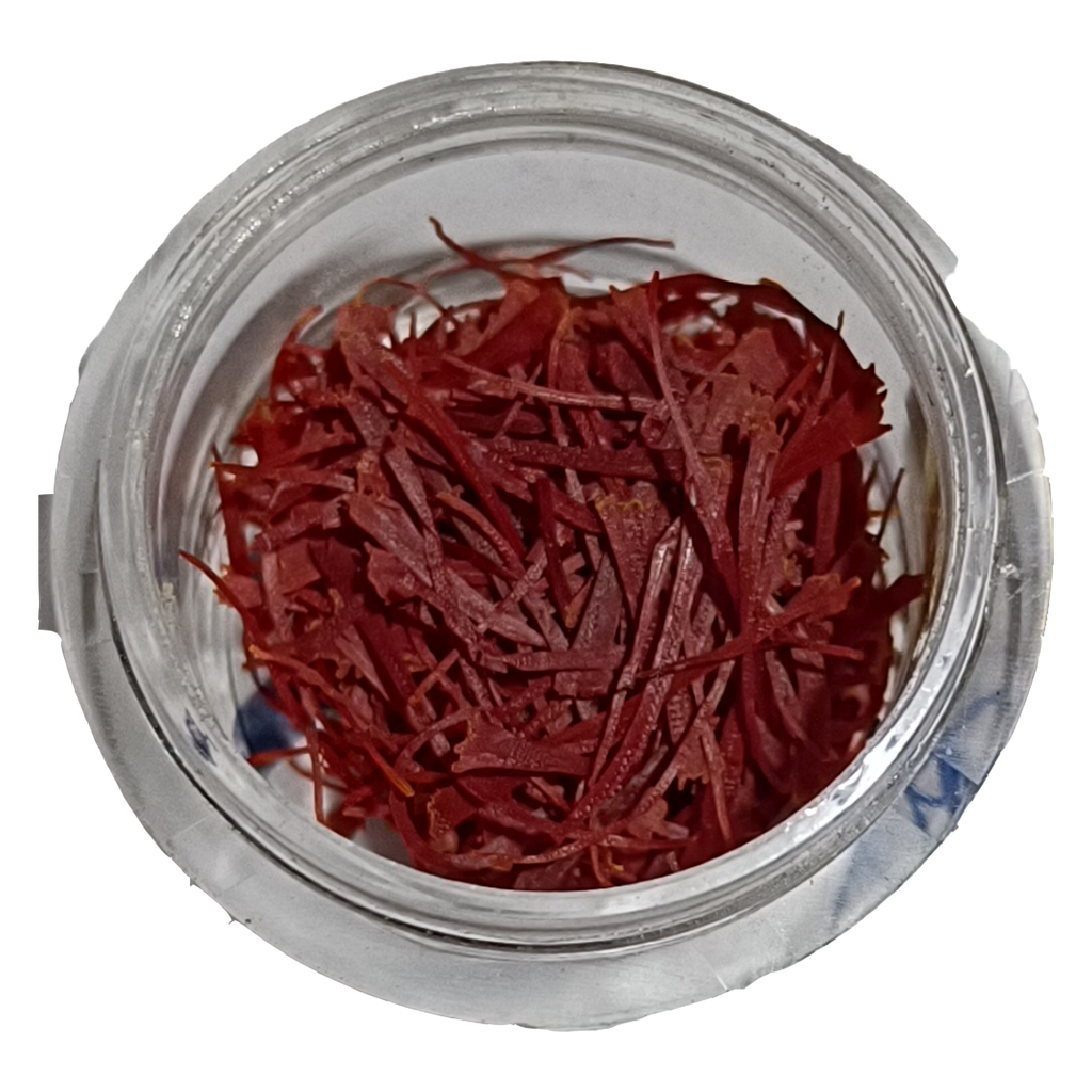 Nishru Pure Kashmiri Saffron | Grade-A Mongra Kesar Threads | Natural Kumkuma Puvvu for Pregnancy Milk, Pooja, Cooking, Biryani, Kahwa & Skin Care | Rich Aroma, Color & Flavor