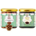 NISHRU Paan Shots & Kalkati Paan Combo | Authentic Betel Leaf Mouth Freshener with Gulkand, Fennel & Rose Essence | Sweet & Refreshing Mukhwas Digestive After-Meal Treat | Festive Gift Pack (2 x 150g)