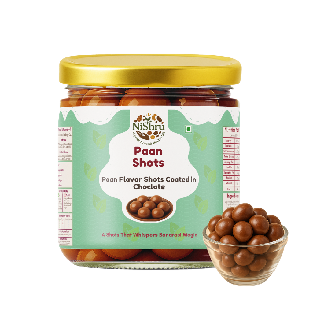 NiShru Paan Shots – Instant Paan Candy Balls | Sweet Mouth Freshener & Mukhwas | Gulkand & Saunf Flavour