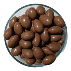 NISHRU Chocolate Almond | Roasted Almonds Coated in Smooth Creamy Milk Chocolates | Crunchy & Rich Sweet Treat | Perfect for Gifting, Snacking & Dessert | Chocolates Nuts