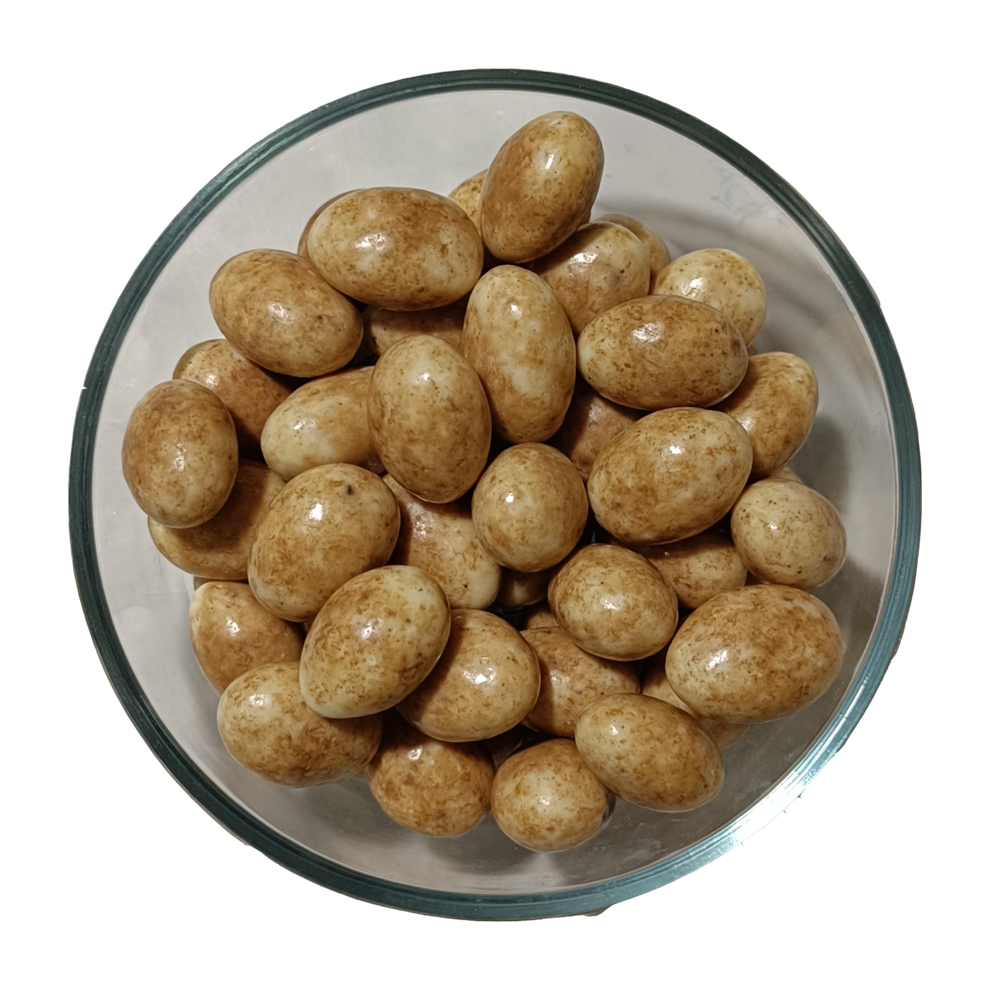 NISHRU Almond Coffee | Roasted Almonds Coated in White Chocolate | Crunchy, Aromatic & Gourmet Snack | Ideal for Gifting & Coffee Lovers