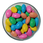NiShru Almond Mix Gems – Chocolate Coated Almonds with Colorful Candy Gems | Crunchy Sweet Nut Snack | Kids Party Treat